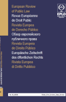 Cover of European Review of Public Law vol. 36, no 4, 2024 (134)