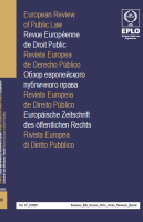 Cover of the European Review of Public Law vol. 37, no 2, 2025 (136)